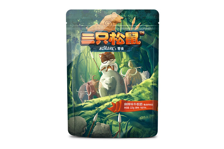 三只松鼠麻辣味牛板筋 120G